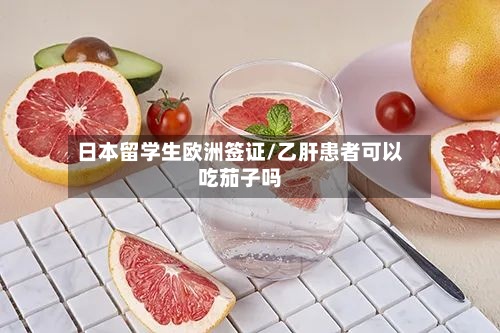 日本留学生欧洲签证/乙肝患者可以吃茄子吗-第3张图片