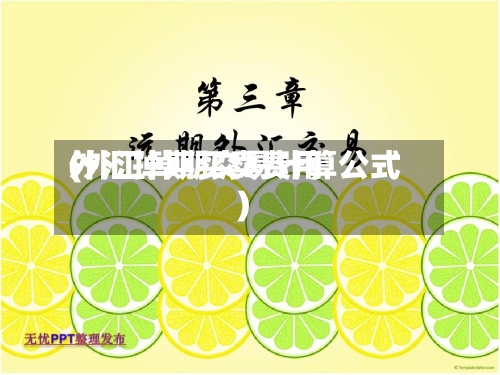 外汇掉期买卖费用(外汇掉期交易计算公式)-第2张图片