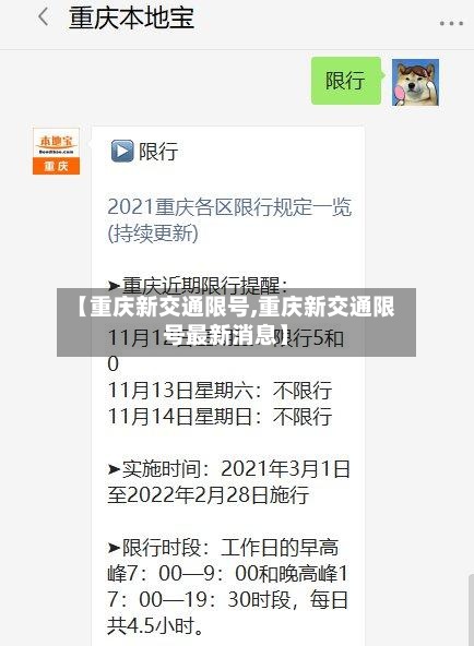 【重庆新交通限号,重庆新交通限号最新消息】-第2张图片