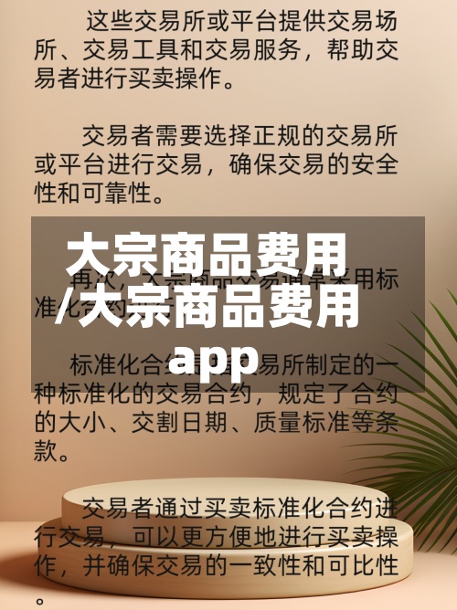 大宗商品费用/大宗商品费用app-第2张图片