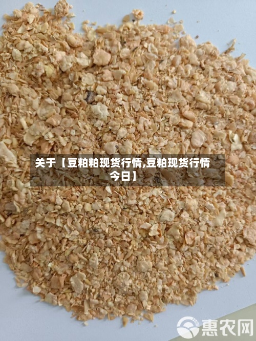 关于【豆粕粕现货行情,豆粕现货行情今日】-第3张图片