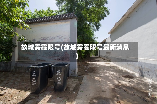 故城雾霾限号(故城雾霾限号最新消息)-第2张图片