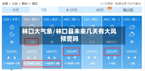 林口大气象/林口县未来几天有大风预警吗-第2张图片