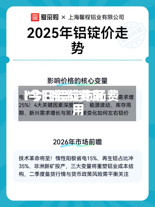 l今日铝锭费用/今日铝锭市场费用-第3张图片