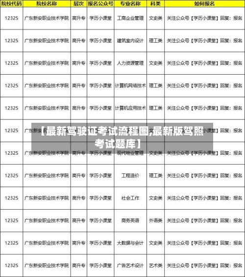 【最新驾驶证考试流程图,最新版驾照考试题库】