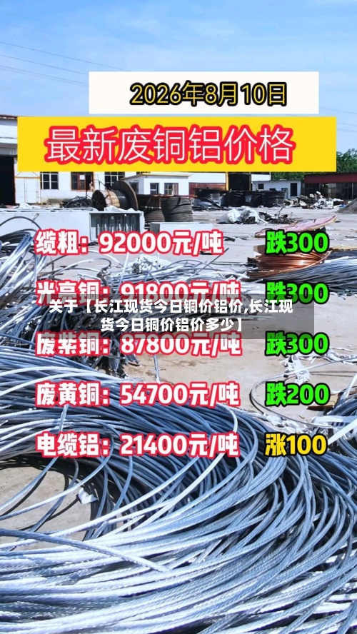 关于【长江现货今日铜价铝价,长江现货今日铜价铝价多少】-第2张图片