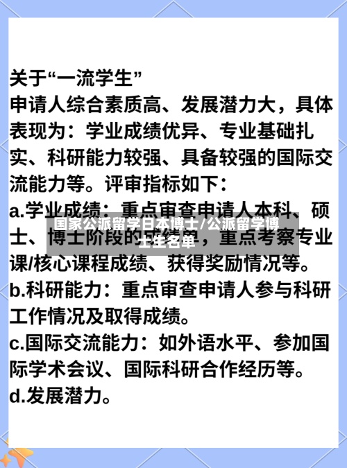 国家公派留学日本博士/公派留学博士生名单-第2张图片