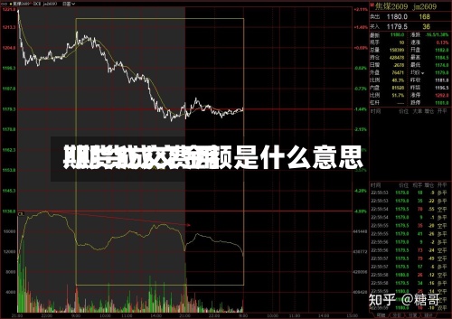 期货成交费用/期货成交金额是什么意思