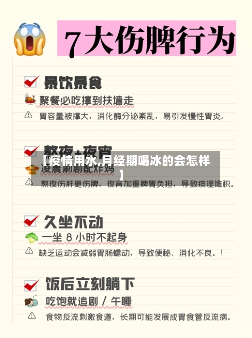 【疫情用水,月经期喝冰的会怎样】