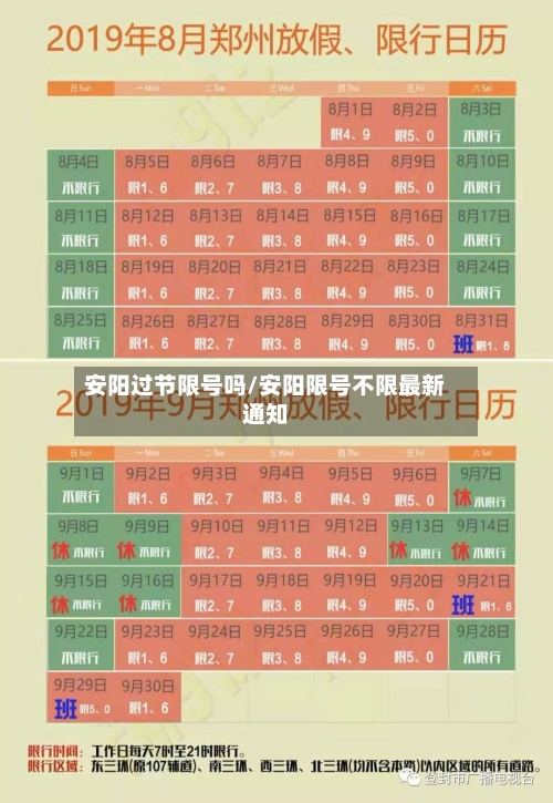 安阳过节限号吗/安阳限号不限最新通知-第3张图片