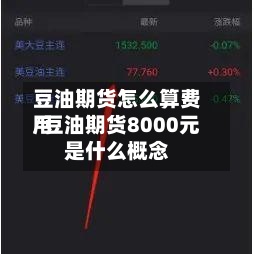 豆油期货怎么算费用/豆油期货8000元是什么概念-第2张图片