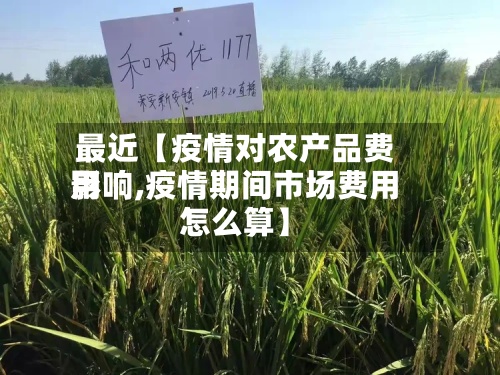 最近【疫情对农产品费用影响,疫情期间市场费用怎么算】-第2张图片