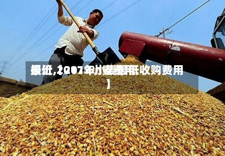 最近【2017小麦费用报价,2017年小麦最低收购费用】-第3张图片