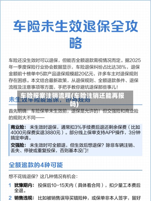 车险报案注销流程(车险注销还能再报吗)-第2张图片