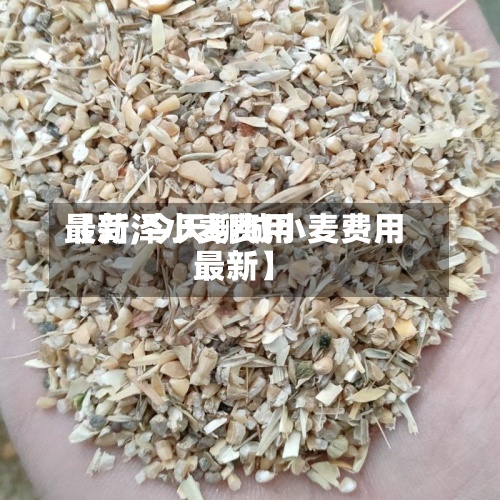 【菏泽小麦费用最新,今天聊城小麦费用最新】