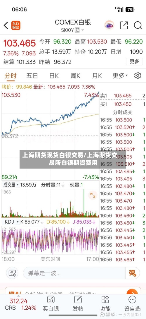 上海期货现货白银交易/上海期货交易所白银期货费用