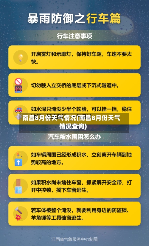 南昌8月份天气情况(南昌8月份天气情况查询)