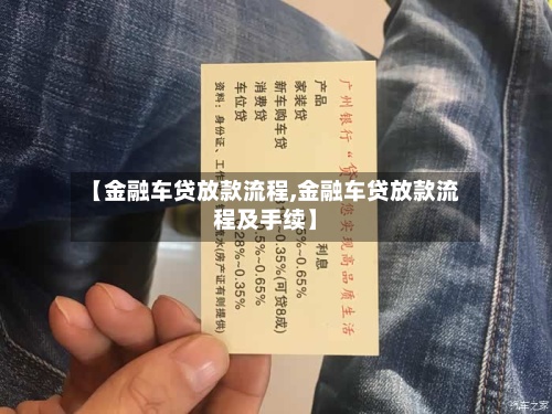 【金融车贷放款流程,金融车贷放款流程及手续】