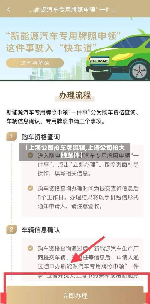 【上海公司拍车牌流程,上海公司拍大牌条件】