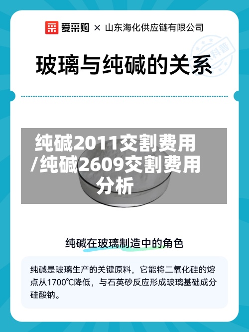 纯碱2011交割费用/纯碱2609交割费用分析