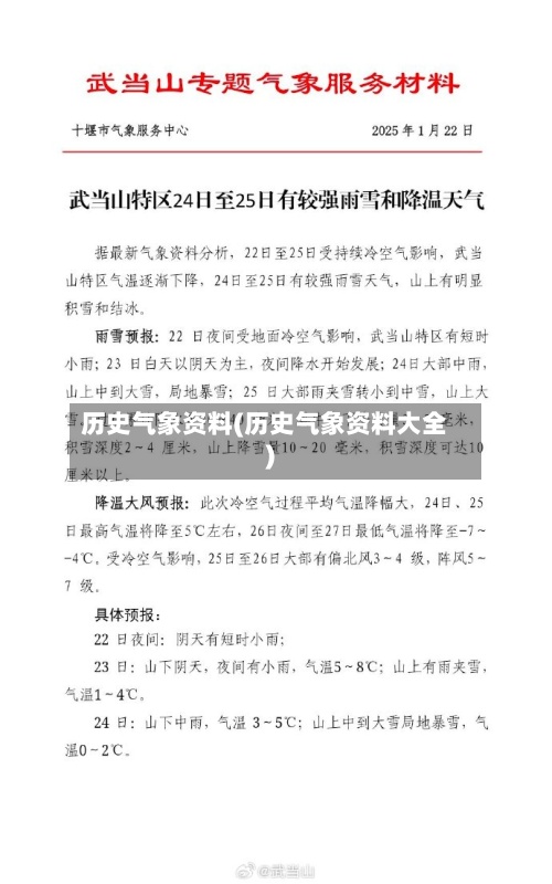历史气象资料(历史气象资料大全)-第2张图片