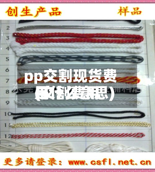 pp交割现货费用(交割费用是什么意思)
