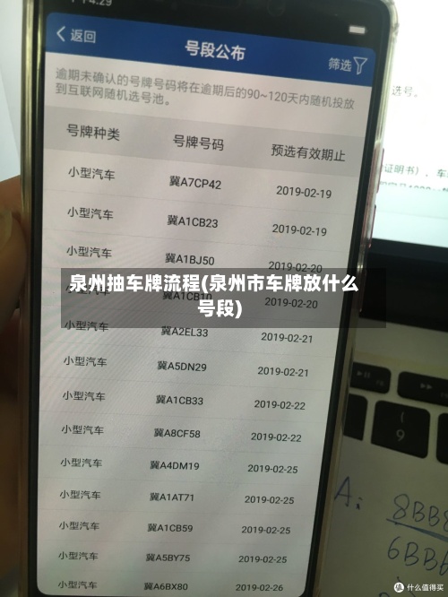 泉州抽车牌流程(泉州市车牌放什么号段)-第2张图片