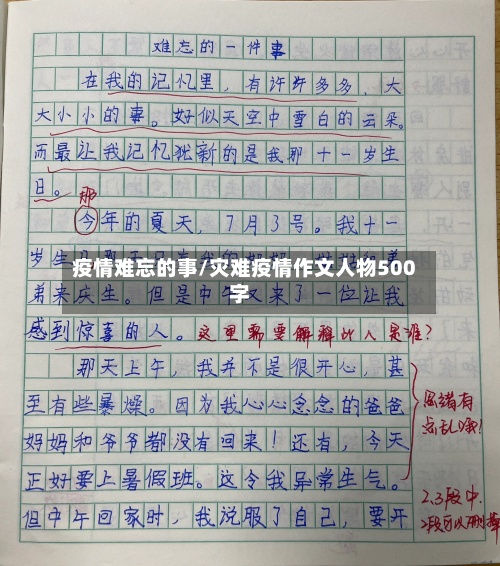 疫情难忘的事/灾难疫情作文人物500字