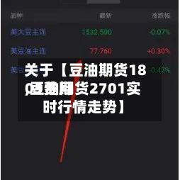 关于【豆油期货1805费用,豆油期货2701实时行情走势】-第3张图片