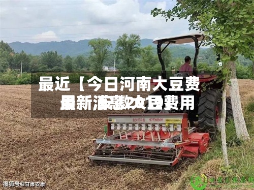 最近【今日河南大豆费用最新,安徽大豆费用最新消息2019】